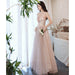 Elegant Tube Lace Sequined Ball Gown Pageantry Gown Prom gown - Magellan Fashion Shop