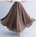 Lady Literature Plus Size Cotton And Linen Skirt - Magellan Fashion Shop