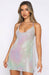 Women's Slim-fitting Back Shaping Off-the-shoulder Split Suspender Dress - Magellan Fashion Shop