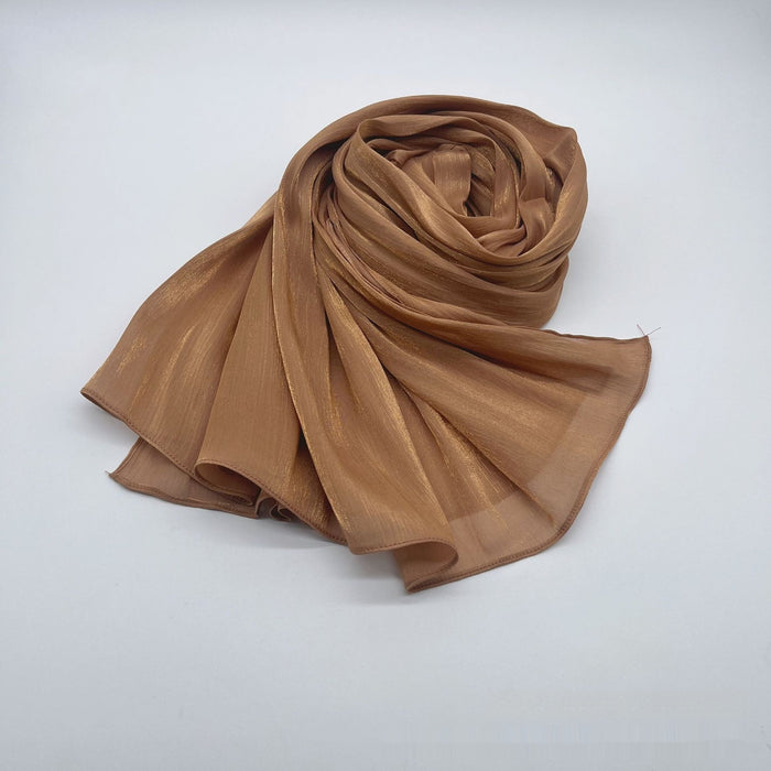 Shiny Satin Scarf Malay Scarf