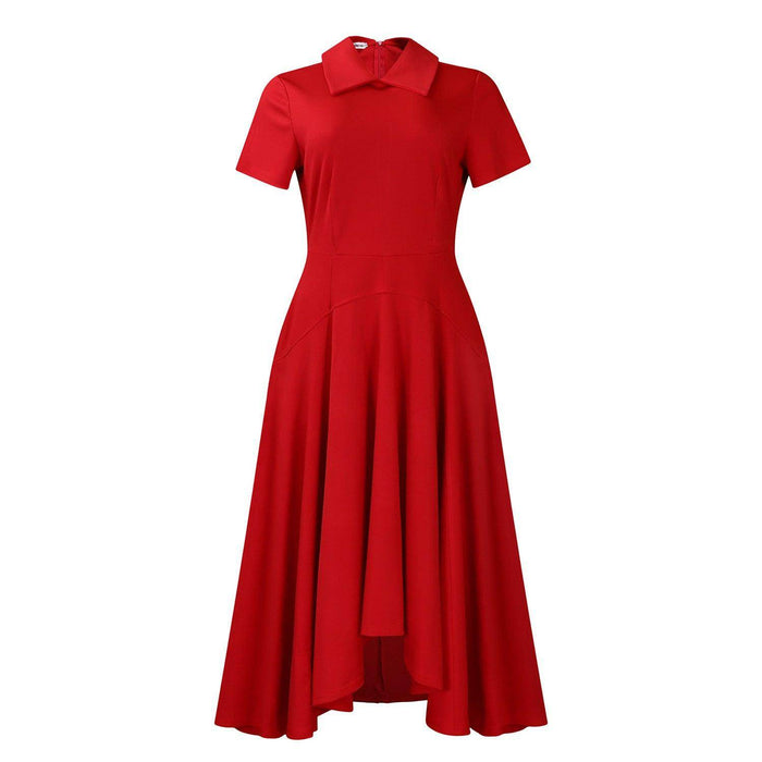 Fashion Temperament High Waist Banquet Large Swing Elegant Evening Party Africa Dress - Magellan Fashion Shop