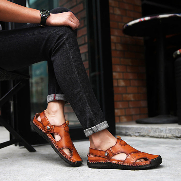 Men's Closed Toe Sandals Adjustable - Magellan Fashion Shop