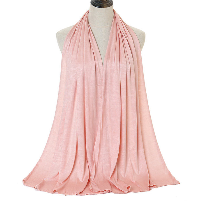 Solid Color Cotton Warm Shawl