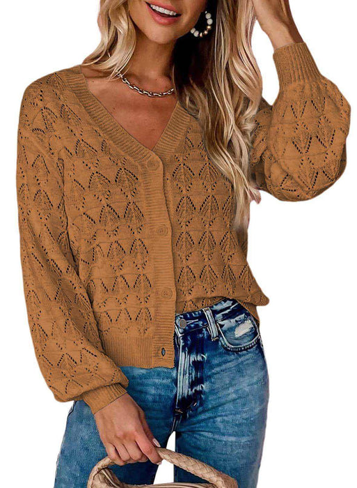Fashion Short Cardigan Knitted Sweaters Women Autumn And Winter - Magellan Fashion Shop