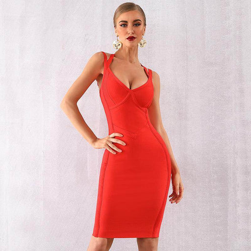 Summer bandage ball gown - Magellan Fashion Shop
