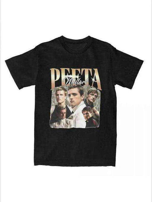 Vintage Peeta Mellark fan t-shirt for men and women in multiple sizes