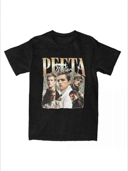 Vintage Peeta Mellark fan t-shirt for men and women in multiple sizes