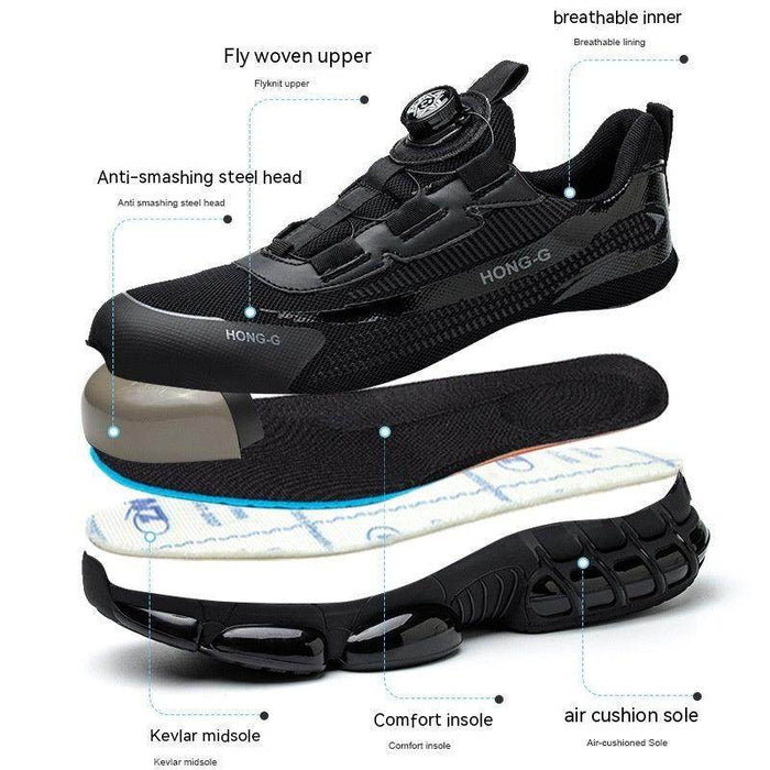 Lightweight Anti-smash And Anti-stabbing Work Shoes - Magellan Fashion Shop