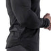 Men Tight Top Elastic Quick Drying Cotton Blend Long Sleeve T Shirt for Fitness Running Black XXL - Magellan Fashion Shop
