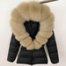 Short Women's Thickened Slim Fit Waist-tight Fur Down Jacket - Magellan Fashion Shop