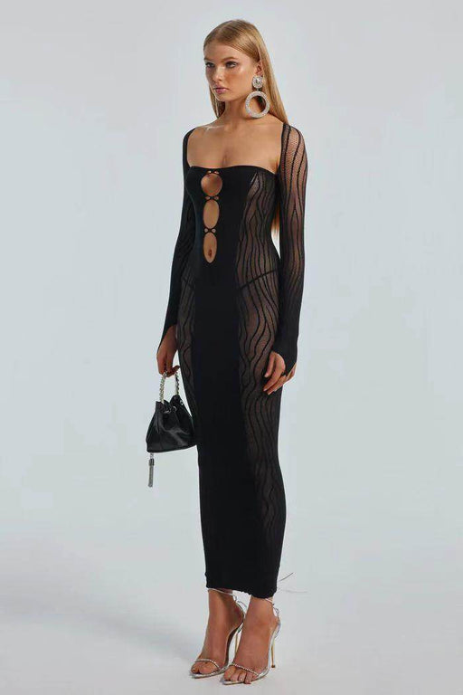 Women's Dress Mesh Hollow Sheath - Magellan Fashion Shop