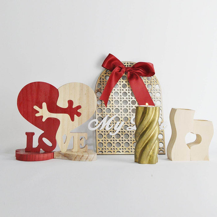 Heart-shaped Wooden Decoration Valentine's Day Gift - Magellan Fashion Shop