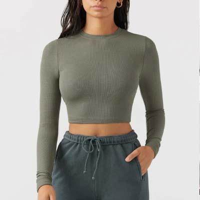 Fitness Sports Casual Long Sleeve Top - Magellan Fashion Shop