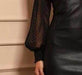 Black Mesh Stitching Tight Leather Skirt - Magellan Fashion Shop
