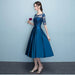 Western Style Summer Banquet Mid-length Elegant Party - Magellan Fashion Shop