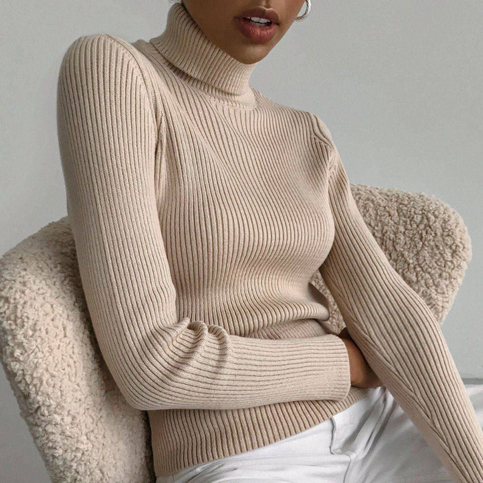 Turtleneck Sweaters Bottoming Shirt