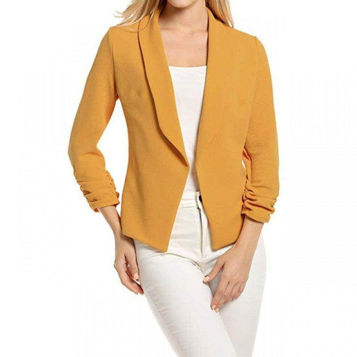 Cardigan Suit Jacket Work New Autumn Women Office Coat - Magellan Fashion Shop