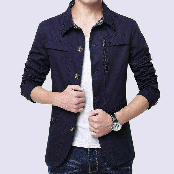 Slim thin jacket jacket men - Magellan Fashion Shop