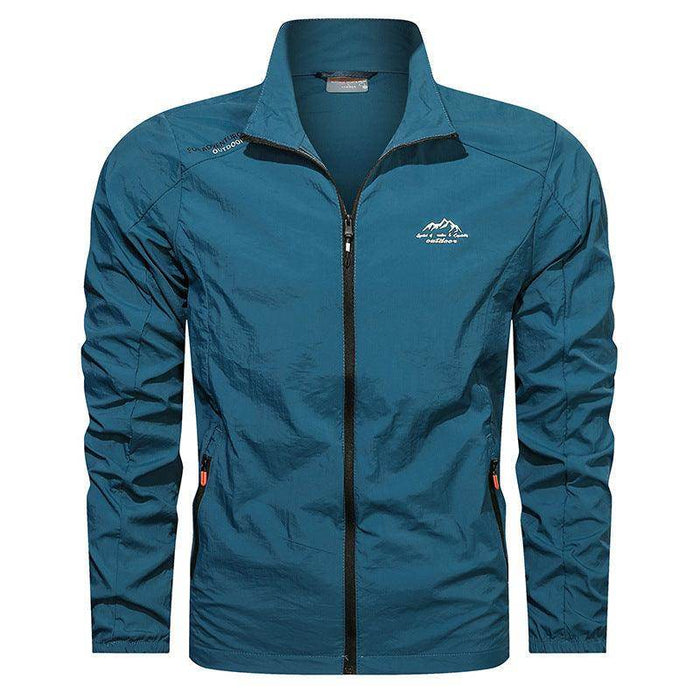 Men's Ultra-thin Stand Collar Sun-protective Clothing Quick-drying Breathable Sports Jacket - Magellan Fashion Shop