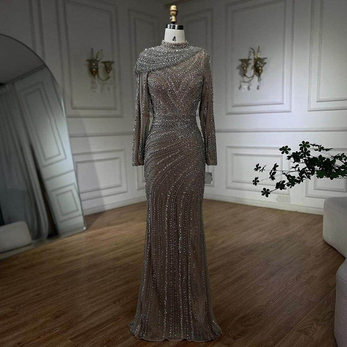 Nude Fishtail Slim Women Dress - Magellan Fashion Shop