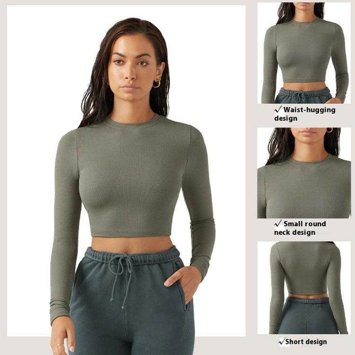 Fitness Sports Casual Long Sleeve Top - Magellan Fashion Shop