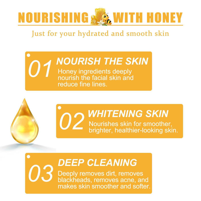 Honey Mask Nourishing Moisturizing Acne Skin Blackhead - Magellan Fashion Shop