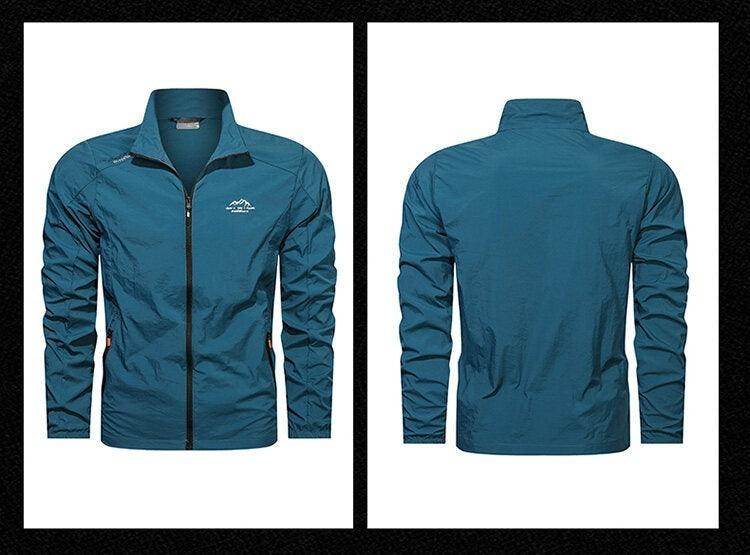 Men's Ultra-thin Stand Collar Sun-protective Clothing Quick-drying Breathable Sports Jacket - Magellan Fashion Shop