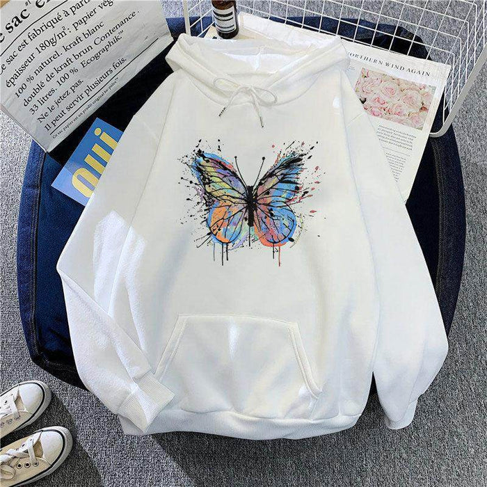 Plus Size Loose Hooded Sweater For Women - Magellan Fashion Shop