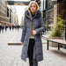 Winter Long Coat With Thickened Fur Collar Straight Slim Cotton-padded Jacket Women - Magellan Fashion Shop