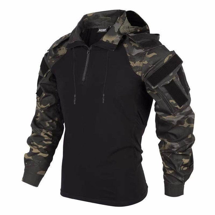 Black And Gray Industrial Attack SP2 Tactical Top Battle Suit - Magellan Fashion Shop