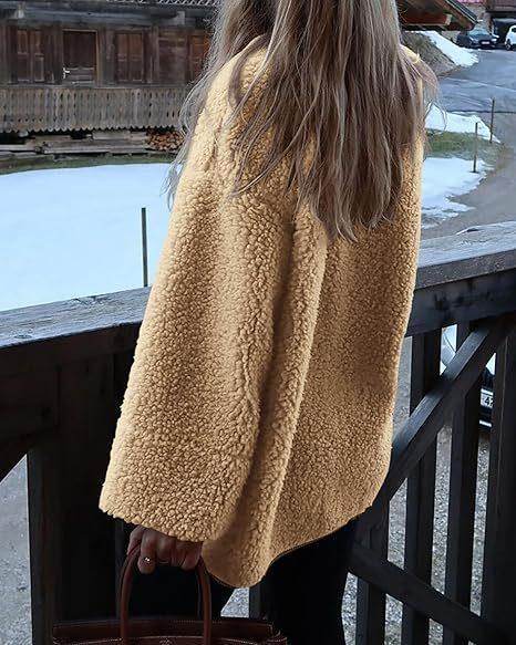Women's Warm Winter Collarless Jacket - Magellan Fashion Shop