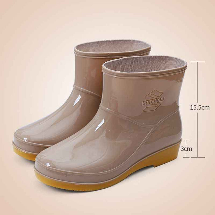 Women's Low-cut Rain Boots Non-slip Waterproof