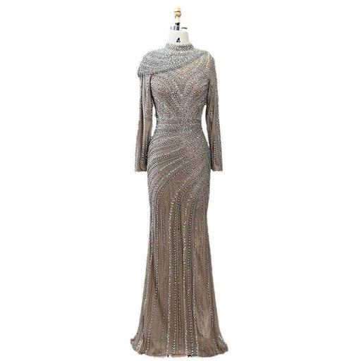 Nude Fishtail Slim Women Dress - Magellan Fashion Shop
