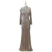 Nude Fishtail Slim Women Dress - Magellan Fashion Shop