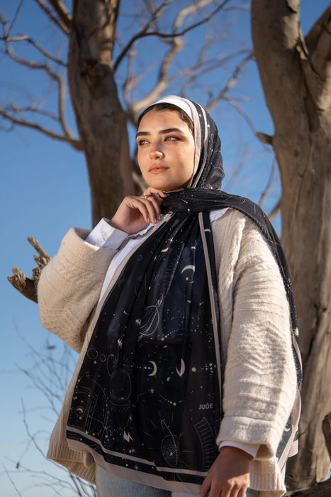 Satin Printed Hijab Printed Shawl Headscarf