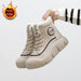 Women's High-top Velvet Warm Cotton Shoes Platform Snow Boots - Magellan Fashion Shop