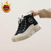 Women's High-top Velvet Warm Cotton Shoes Platform Snow Boots - Magellan Fashion Shop