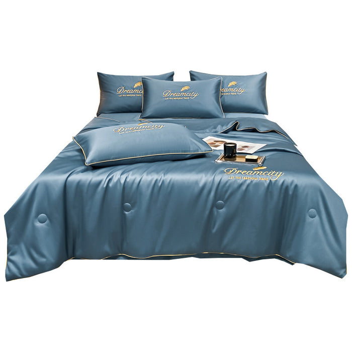 Modern, breathable silk cover with ice silk print - Magellan Fashion Shop