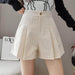 Corduroy Women's Loose New Casual Pleated Pants Skirt - Magellan Fashion Shop