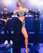 Shiny Rhinestone Tube Top High Slit Skirt Bandage Suit - Magellan Fashion Shop