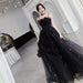 Black Evening Dress Temperamental Minority High-end - Magellan Fashion Shop
