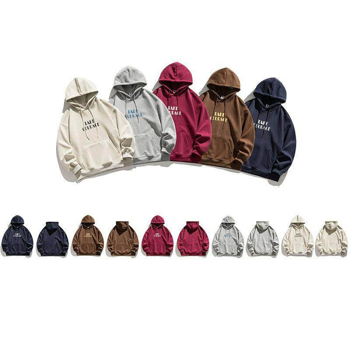 Hooded Sweater Letter Printing - Magellan Fashion Shop