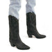 Embroidered Sleeve High Cowboy Boot For Women - Magellan Fashion Shop