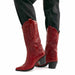 Embroidered Sleeve High Cowboy Boot For Women - Magellan Fashion Shop