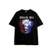 Men's Rock Portrait Printing T-shirt Loose - Magellan Fashion Shop