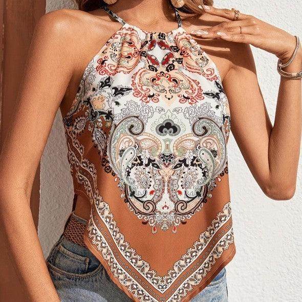 Summer Fashion Women's Wear Printed Camisole Top - Magellan Fashion Shop