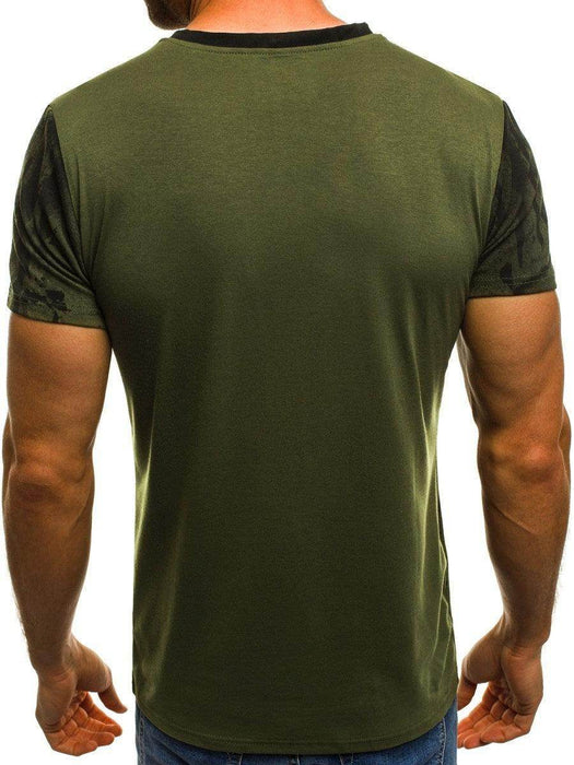 E-BAIHUI Men Fitness Compression T-Shirt Casual Cotton Black And Red Gradient High Quality Slim Shirt Men Fashion Tee Tops CG002 - Magellan Fashion Shop