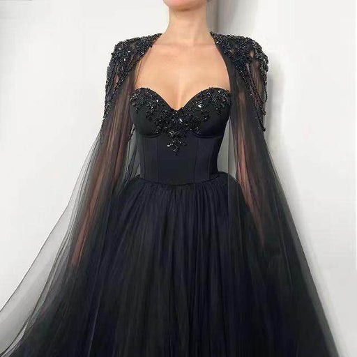 Black Evening Gown Daily Style - Magellan Fashion Shop