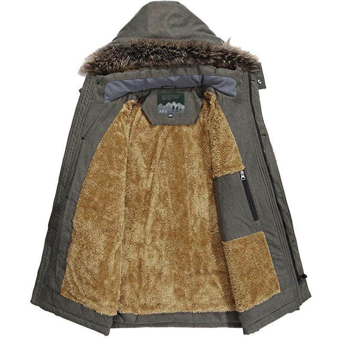 Mid-length plus velvet padded cotton - Magellan Fashion Shop