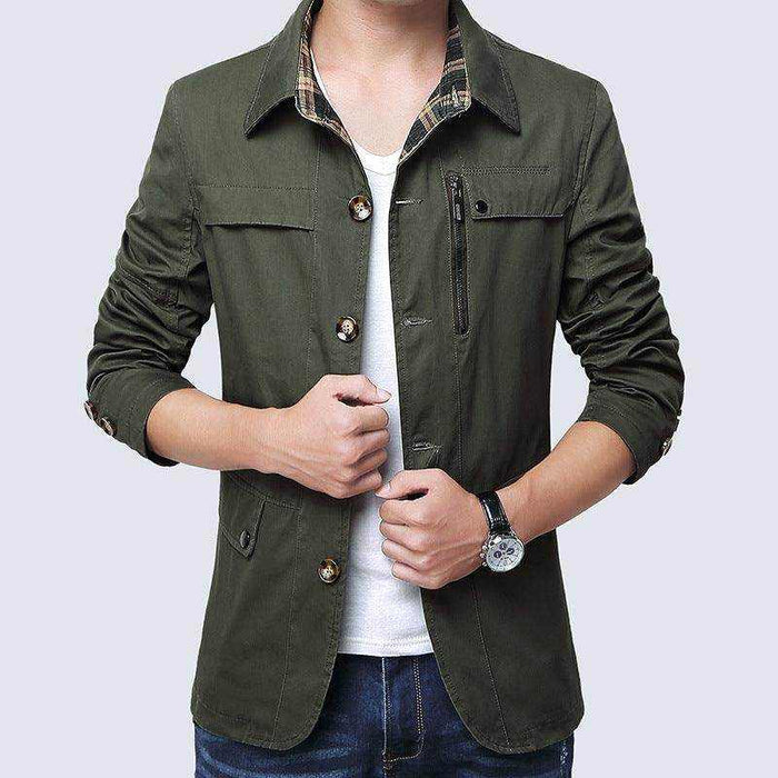 Slim thin jacket jacket men - Magellan Fashion Shop